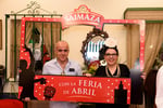 Visitantes de la feria de abril