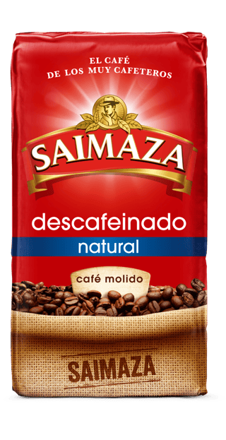 P saimaza cafe molido descafeinado natural