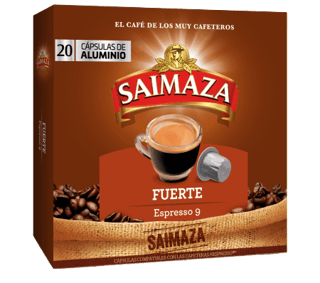 Saimaza espresso 9 capsulas fuerte