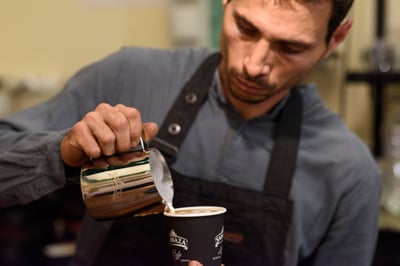 Visitantes de la feria de abril